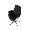 Modern Black PU Leather Upholstered High Back Office Chair