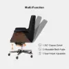 Modern Black PU Leather Upholstered High Back Office Chair