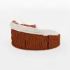 Picture of Cocaro 2-Piece Outdoor Weatherproof Daybed with Foldable Sun Canopy (220 cm) in Orange