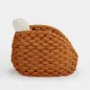 Picture of Cocaro Outdoor Aluminium & Rope Weave Swivel Lounge Chair in Orange