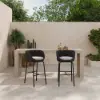 Picture of 2 Pieces Outdoor Chair Patio Woven Rope & Aluminium 960 mm Bar Stools Set with Backs – AUD-H2171