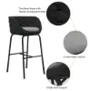 Picture of 2 Pieces Outdoor Chair Patio Woven Rope & Aluminium 960 mm Bar Stools Set with Backs – AUD-H2171