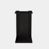 Modern 61 cm Black Multi-Purpose End Table with Magazine Rack