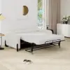 Curva 210 cm Queen 3-Seater Boucle Sleeper Sofa with Mattress – Pop