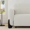 Curva 210 cm Queen 3-Seater Boucle Sleeper Sofa with Mattress – Pop