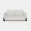 Curva 210 cm Queen 3-Seater Boucle Sleeper Sofa with Mattress – Pop