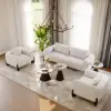 Sculra 2 Piece Set Round Black Sintered Stone Top Coffee Table(508 mm - 711 mm)