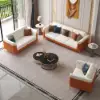 Vertex Modern Leather 3-Piece Living Room Sofa Set – AUD-H2187