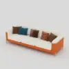Vertex Modern Leather 3-Piece Living Room Sofa Set – AUD-H2187