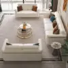 Vertex Modern Faux Leather 3-Piece Living Room Sofa Set