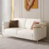 Vertex Modern Faux Leather 3-Piece Living Room Sofa Set