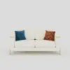 Vertex Modern Faux Leather 3-Piece Living Room Sofa Set