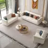 Vertex Modern Leather 3-Piece Living Room Sofa Set – AUD-H2190