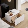 Sintered Stone 1-Drawer Bedside Table – Floor Nightstand