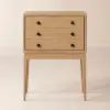 Tanic Mid Century Modern Chest Cabinet with Storage 3 Drawers of Ash Wood – Natural