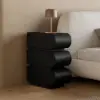Humply Narrow Humply Leather 3-Drawer Smart Bedside Table – AUD-H2202