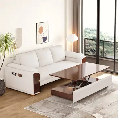 Picture of Pull Out Sofa Bed Convertible Sleeper with Lift-top Coffee Table