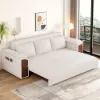 Pull Out Sofa Bed Convertible Sleeper with Lift-top Coffee Table