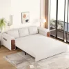 Pull Out Sofa Bed Convertible Sleeper with Lift-top Coffee Table