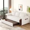 Pull Out Sofa Bed Convertible Sleeper with Lift-top Coffee Table
