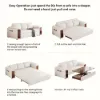 Pull Out Sofa Bed Convertible Sleeper with Lift-top Coffee Table