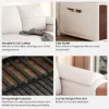 Pull Out Sofa Bed Convertible Sleeper with Lift-top Coffee Table