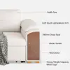 Pull Out Sofa Bed Convertible Sleeper with Lift-top Coffee Table