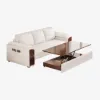 Pull Out Sofa Bed Convertible Sleeper with Lift-top Coffee Table