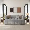 170 cm 2-Seater Boucle Convertible Sleeper Sofa – Pull Out Bed