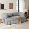 170 cm 2-Seater Boucle Convertible Sleeper Sofa – Pull Out Bed