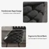 7-Piece Outdoor Sintered Stone & Aluminium Bar Dining Set with 6 Bar Stools in Dark Grey