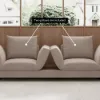 Modern 213 cm 3-Seater Linen Convertible Sleeper Sofa with Adjustable Backrest