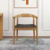 Acurv Walnut PU Leather Upholstery Dining Chair with Wooden Legs, 6 Pieces