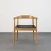 Acurv Walnut PU Leather Upholstery Dining Chair with Wooden Legs, 6 Pieces
