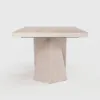 Farmhouse 200 - 240 cm Extendable Rectangular Whitewash Dining Table, Seats 6–8