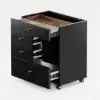 Picture of Selvo Saddle Leather Walk-In Closet Island Jewellery Dresser with Glass Top – AUD-H2267