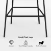 Linenic Light Grey PU Leather Counter Stool with Upholstered, 8 Pieces