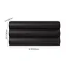 Humply 150 cm Black Leather 9-Drawer Dresser