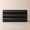 Humply 150 cm Black Leather 9-Drawer Dresser