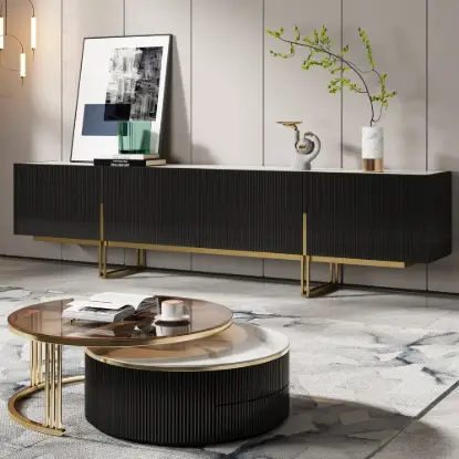 Picture of Grovyn 2400 mm TV Stand & Nesting Coffee Table Set