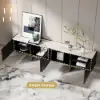 Grovyn 2400 mm TV Stand & Nesting Coffee Table Set