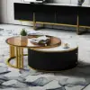 Grovyn 2400 mm TV Stand & Nesting Coffee Table Set