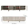 Grovyn 2413 mm TV Stand & Nesting Coffee Table Set