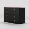 Chanor Retractable Champagne Makeup Vanity Closet Island with Glass Top – AUD-H2311