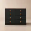 Chanor Retractable Champagne Makeup Vanity Closet Island with Glass Top – AUD-H2311