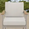 Tevara 7 Pieces Rectangle Teak & Aluminium Outdoor Patio Dining Set for 6 Persons
