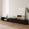 Velar 1803 mm Extendable TV Stand & Coffee Table Set – Black