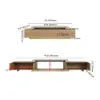 Mordel Natural Extendable TV Stand & Coffee Table Set
