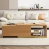 Mordel Natural Extendable TV Stand & Coffee Table Set