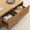 Mordel Natural Extendable TV Stand & Coffee Table Set